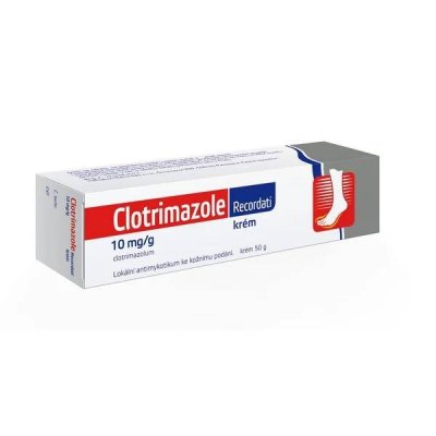 Clotrimazole Recordati 10mg/g krém 50 g Clotrimazole Recordati 10mg/g krém 50 g