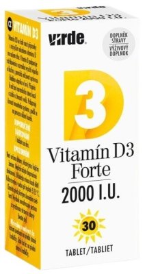 Vitamín D3 Forte 2000 I.U. tbl.30