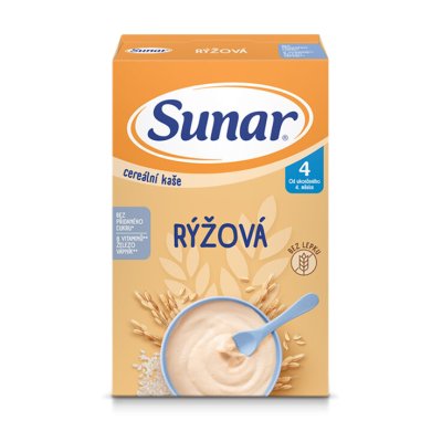 Sunar Cereální kaše rýžová od ukončení 4. měsíce 210g