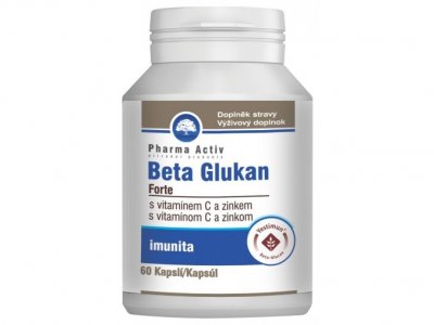 Beta Glukan Forte vitamín C a zinek cps.60