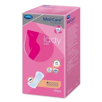 MoliCare Lady 0,5 kapky inkontinenční vložky 28 ks