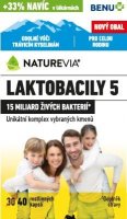 NatureVia Laktobacily 5 Imunita cps.40 Benu