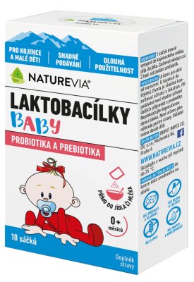 Swiss NatureVia Laktobacilky baby 10 sáčků