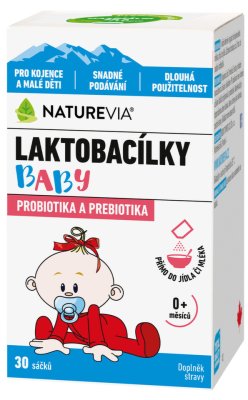 Swiss NatureVia Laktobacílky baby 30 sáčků