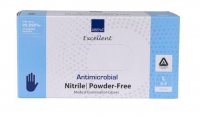 ABENA Rukavice antimikrobiální NITRIL L modré 200k