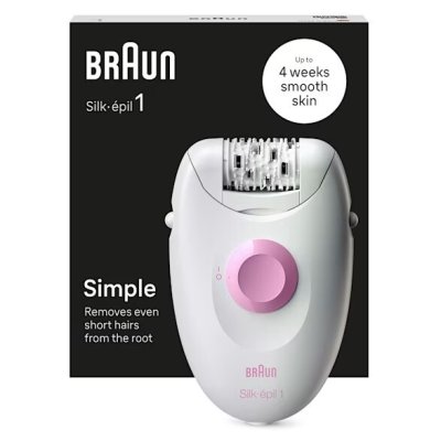 Braun Silképil 1 epilátor bílo-růžový