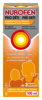 NUROFEN PRO DĚTI 20MG/ML perorální SUS 100ML II