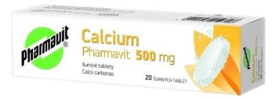 CALCIUM PHARMAVIT 500MG TBL EFF 20
