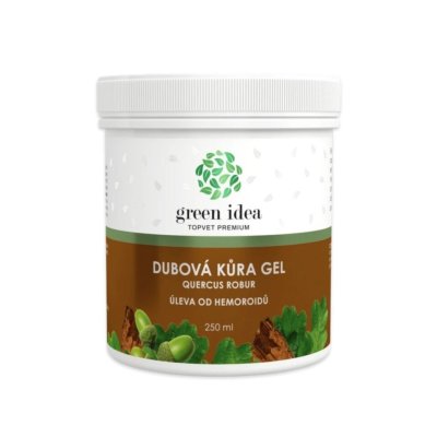 Topvet dubová kůra masážní gel 500 ml