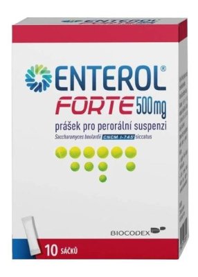 ENTEROL FORTE 500MG POR PLV SUS 10