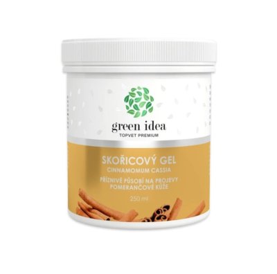 Topvet skořicový masážní gel 250 ml