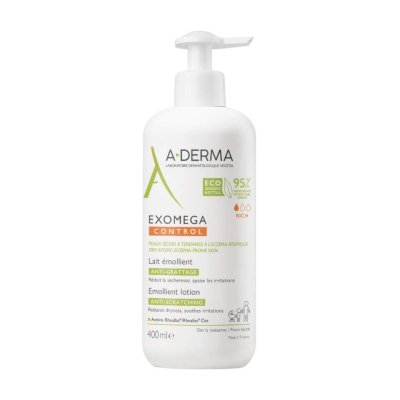 A-DERMA Exomega CONTROL Emolienční mléko 400ml