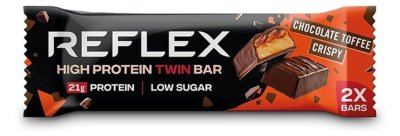 Reflex High Protein Twin Bar 60 g chocolate toffee crispy