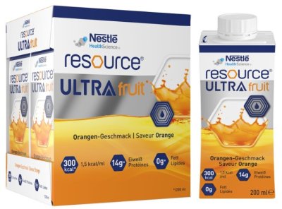 RESOURCE ULTRA FRUIT HIGH PROTEIN PŘÍCHUŤ POMERANČ POR SOL 4X200ML