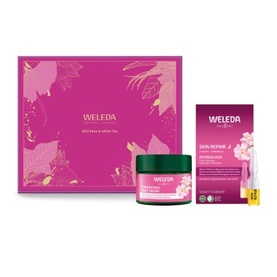 WELEDA Bright.FaceCare Wild Rose&White Tea DUO set