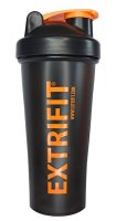 Extrifit Šejkr 600 ml černý, oranžové logo
