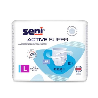 SENI ACTIVE SUPER LARGE KALHOTKY ABSORPČNÍ NATAHOVACÍ, BOKY 100-135CM,PROD