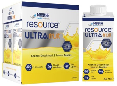 RESOURCE ULTRA FRUIT HIGH PROTEIN PŘÍCHUŤ ANANAS POR SOL 4X200ML
