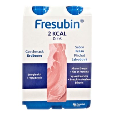 FRESUBIN 2 KCAL DRINK PŘÍCHUŤ JAHODOVÁ POR SOL 4X200ML