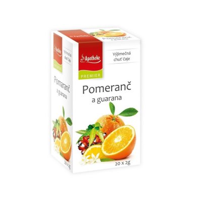 Apotheke Pomeranč a guarana čaj 20 x 2g