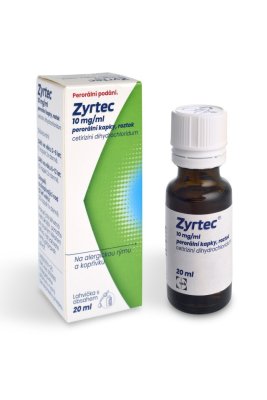 ZYRTEC - 10MG/ML POR GTT SOL 20ML ZYRTEC - 10MG/ML POR GTT SOL 20ML