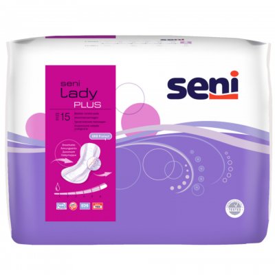 SENI LADY PLUS VLOŽKY ABSORPČNÍ PRO ŽENY, 21X42CM, SAVOST 950ML,