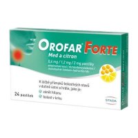 OROFAR FORTE MED A CITRON 0,6MG/1,2MG/2MG PAS 24
