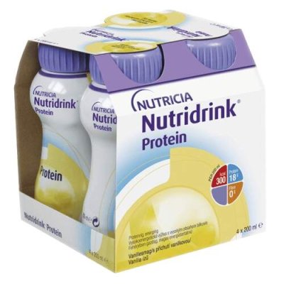 NUTRIDRINK PROTEIN S PŘÍCHUTÍ VANILKOVOU POR SOL 4X200ML