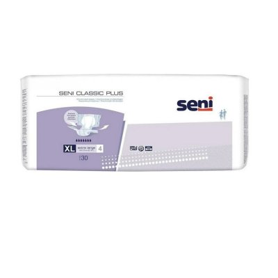 SENI CLASSIC PLUS EXTRA LARGE KALHOTKY ABSORPČNÍ PRODYŠNÉ NOČNÍ, BOKY 130-170CM,