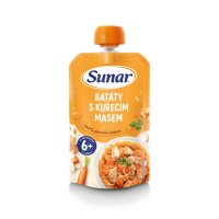 SUNAR příkrm batáty s kuřecím masem 6m+ 120 g