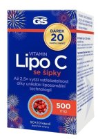 GS Vitamin Lipo C 500 mg se šípky 110 kapslí