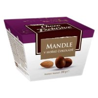 POEX Choco Exclusive Mandle v hořké čokoládě 200g