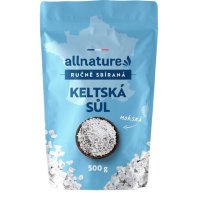 Allnature Keltská sůl mořská ručně sbíraná 500g Allnature Keltská sůl mořská ručně sbíraná 500g
