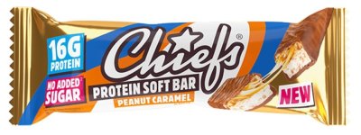 Chiefs Protein Soft Bar 55g Peanut Caramel