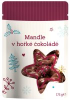 BENU Mandle v hořké čokoládě 175g