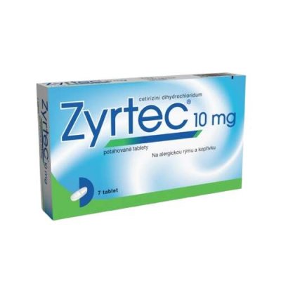 ZYRTEC - 10MG TBL FLM 7 ZYRTEC - 10MG TBL FLM 7
