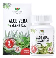 Aloe Vera + Zelený čaj cps.60 EkoMedica