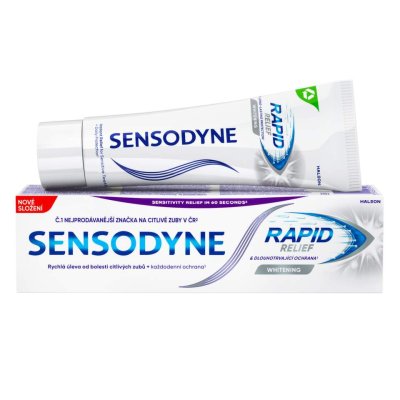 Sensodyne Rapid Relief Whitening zubní pasta 75ml