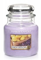 YANKEE CANDLE vonná svíce Lemon Lavander 411g