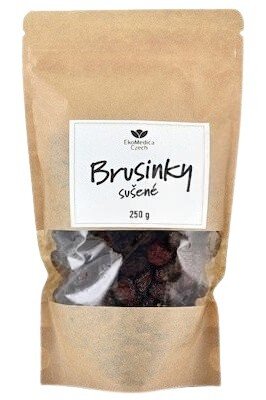 Brusinky sušené 250g EkoMedica