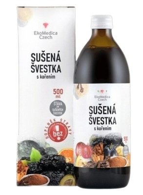 Sušená švestka s kořením 500ml EkoMedica