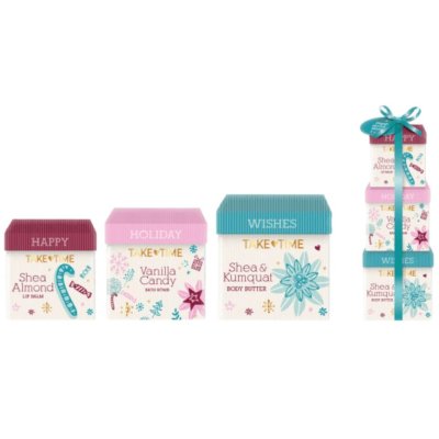 TAKE TIME Balz.na rty 7.5g+k.bom.40g+těl.más.50ml