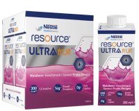 RESOURCE ULTRA FRUIT HIGH PROTEIN PŘÍCHUŤ ČERVENÉHO OVOCE POR SOL 4X200ML RESOURCE ULTRA FRUIT HIGH PROTEIN PŘÍCHUŤ ČERVENÉHO OVOCE POR SOL 4X200ML