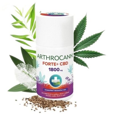 Annabis Arthrocann Forte+ CBD 1800mg mas.gel 90ml