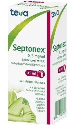SEPTONEX 8,3MG/ML DRM SPR SOL 1X45ML