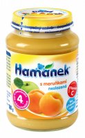 Hamánek kojenecká výživa s meruňkami nesl.4M 180g Hamánek kojenecká výživa s meruňkami nesl.4M 180g