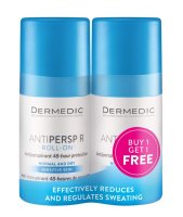 DERMEDIC Antiperspirant roll-on 48h duo pack 2x60g