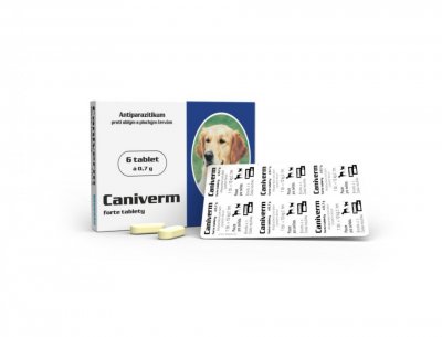 BIOVETA Caniverm forte tbl. 6x0.7g a.u.v.