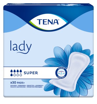 Tena Lady Super inkontinenční vložky 30 ks