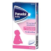 PANADOL BABY 125MG SUP 10